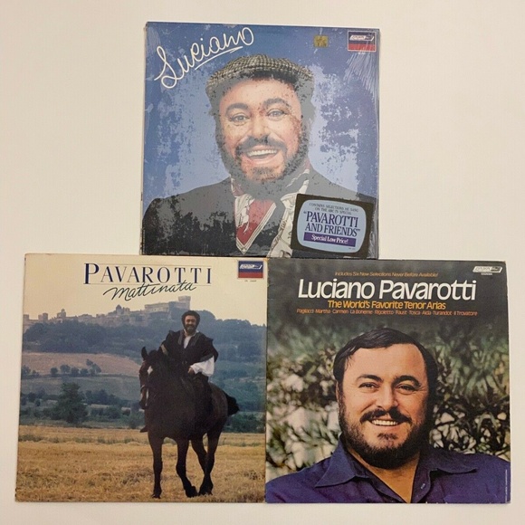 Luciano Pavarotti LP Self Titled Mattinata The World's Favorite Tenor Arias VG - Picture 1 of 4